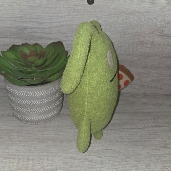 UGLYDOLL 9" Ugly Doll 2013 OX PIZZA Slice Green Retired - Picture 4 of 12